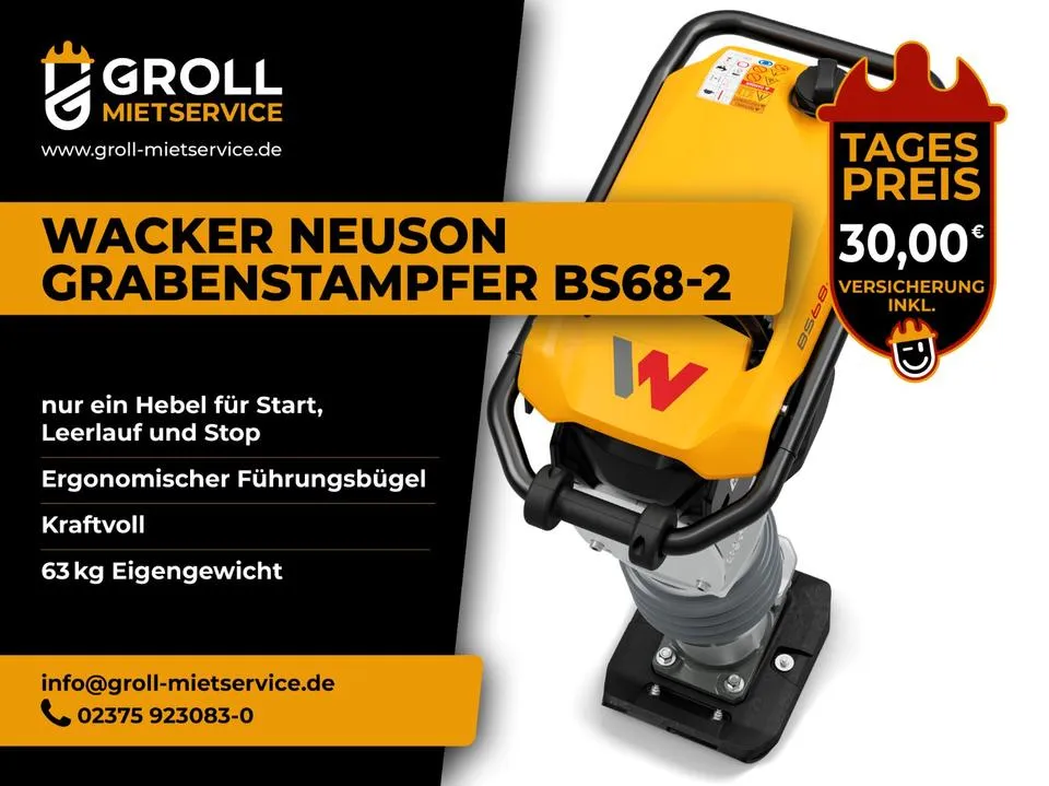 Wacker Neuson BS68-2 Grabenstampfer – Bild 2