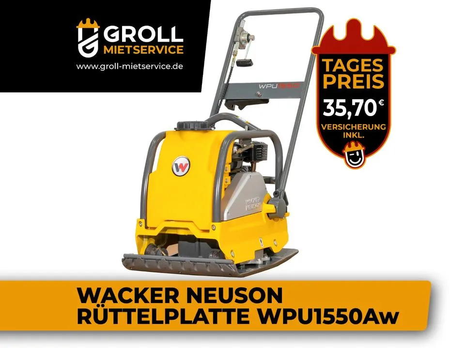 Wacker Neuson WPU1550A Rüttelplatte