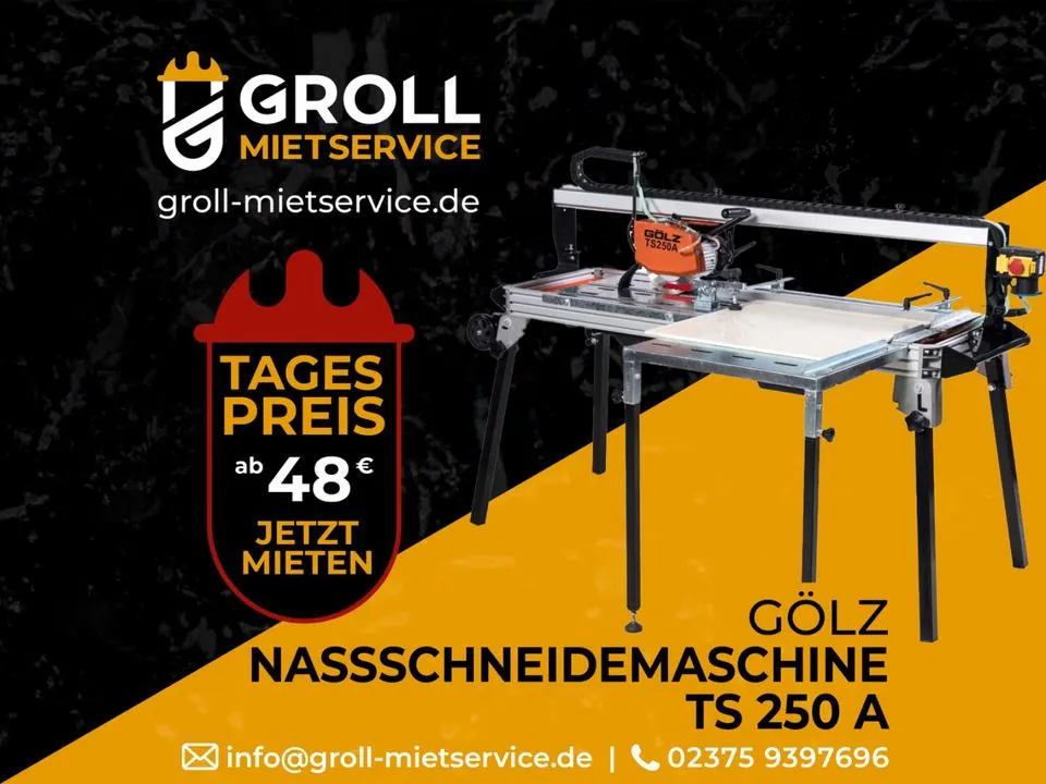 Gölz Nassschneidemaschine TS 250 A