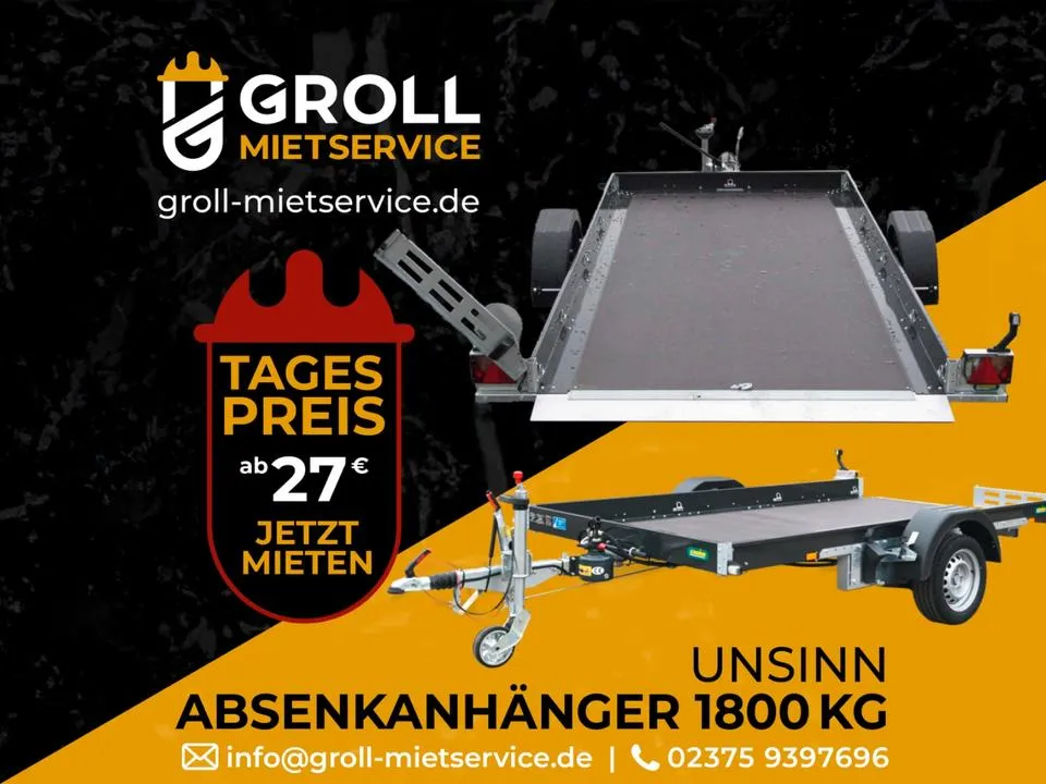 Unsinn Absenkanhänger