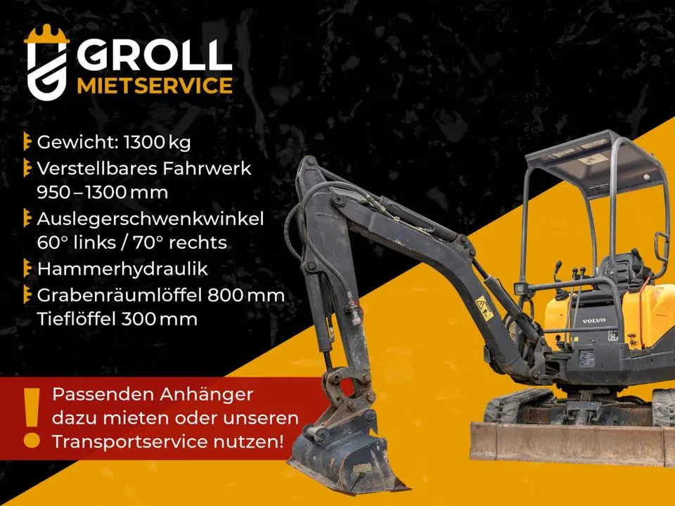 Volvo EC 13 XTV Minibagger – Bild 2