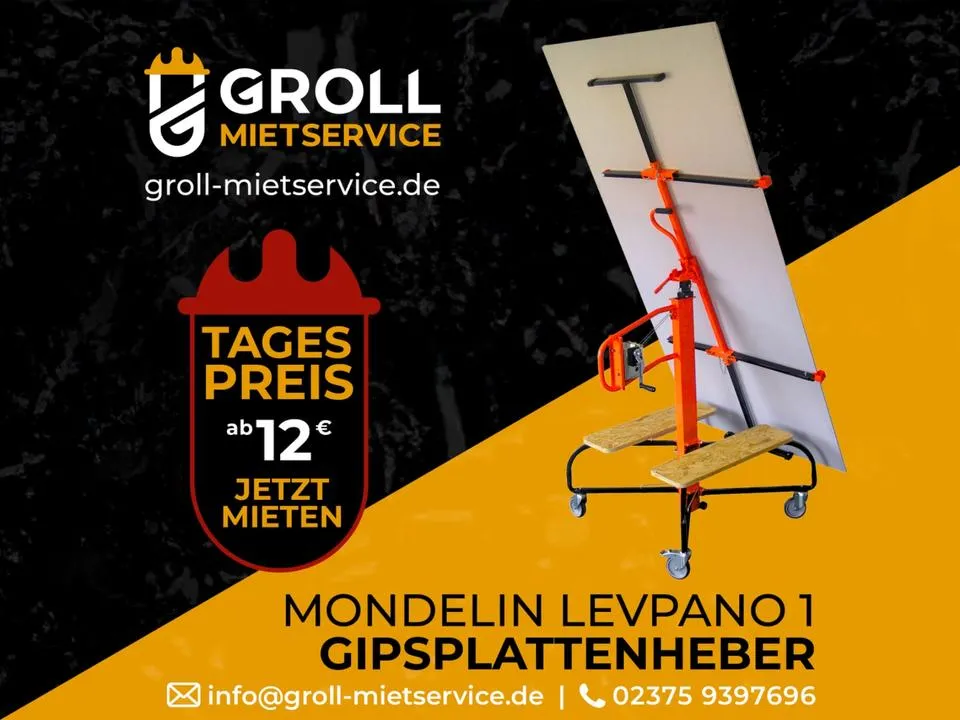 Levpano Gipsplattenlift