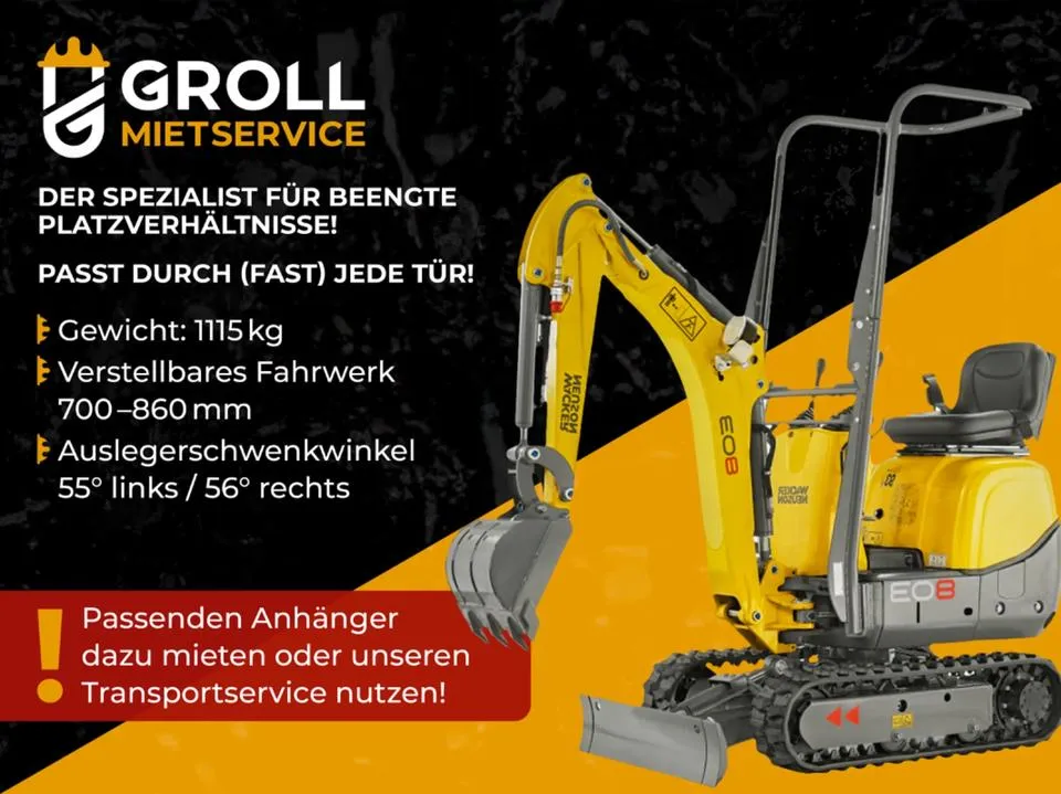 Wacker Neuson 803 Minibagger – Bild 2